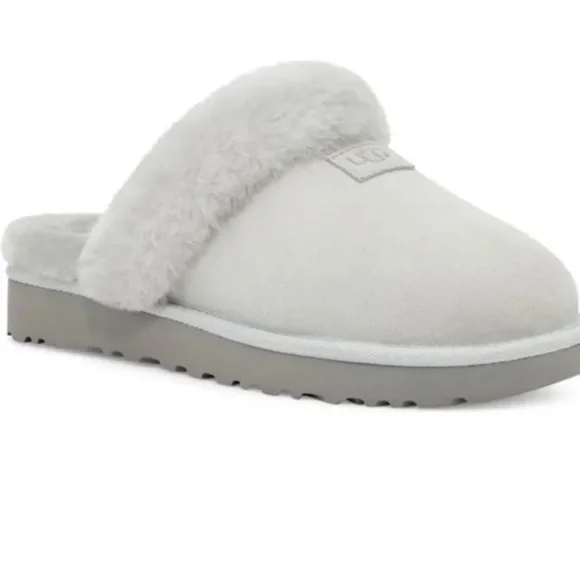 UGG | Shoes | New With Box Ugg Slippers Size 8 Light Gray  display picture 3